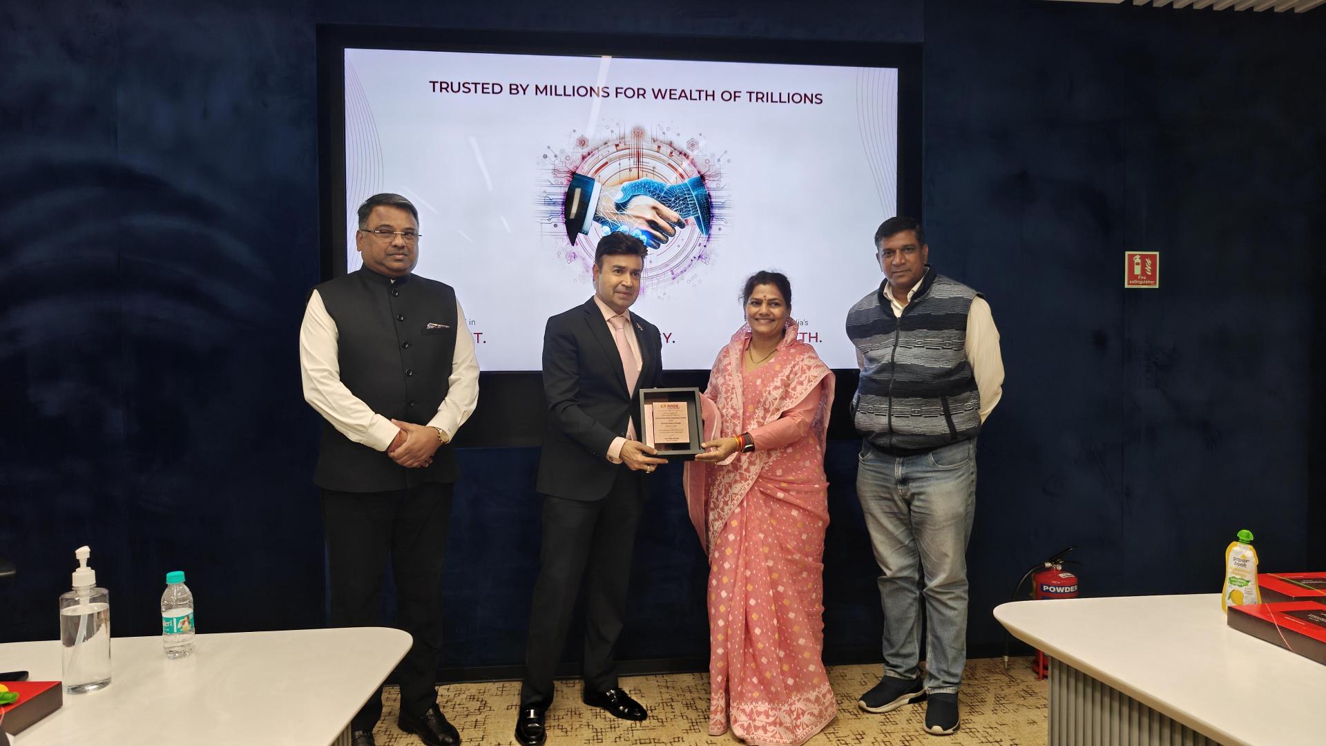 NSDL hosts an insightful session with Godavari College of Banking, Nanded NSDL hosts an insightful session with Godavari College of Banking, Nanded